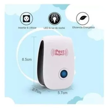 REPELENTE ULTRASONICO PARA INSECTOS Y ROEDORES 🐭🐜🕷️ | ENVÍO GRATIS